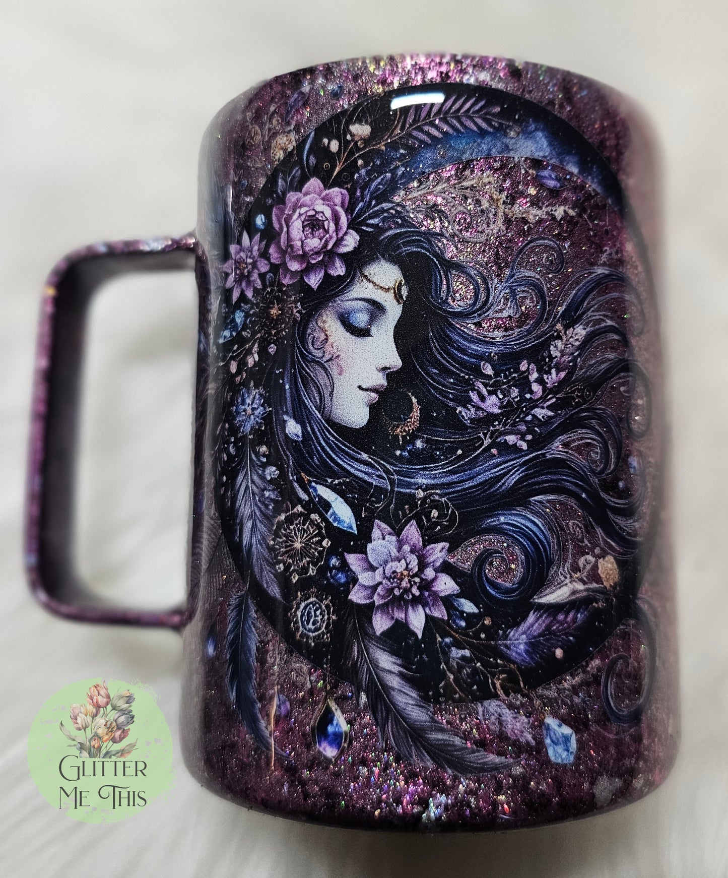 10 oz Woman and Moon Mug